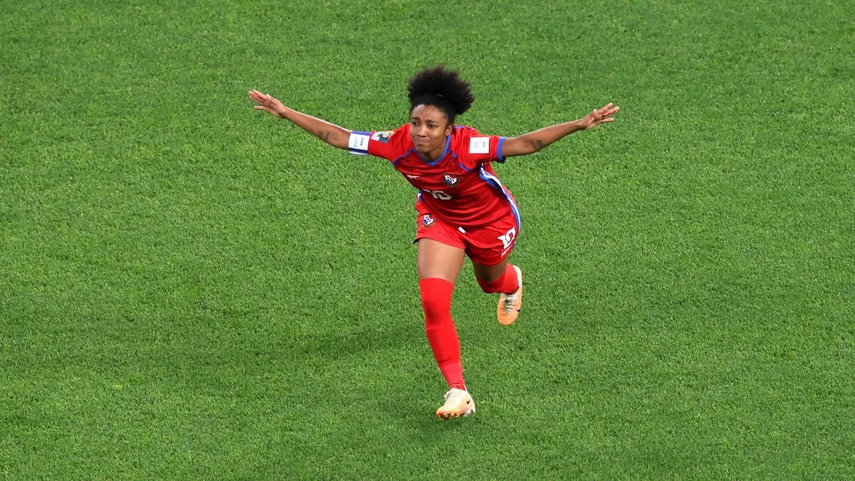 Marta Cox, jugadora de la selección de Panamá. Marta Cox, jugadora de la selección de Panamá.