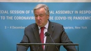 Jefe de ONU alerta que la vacuna no basta para enfrentar la devastación del coronavirus