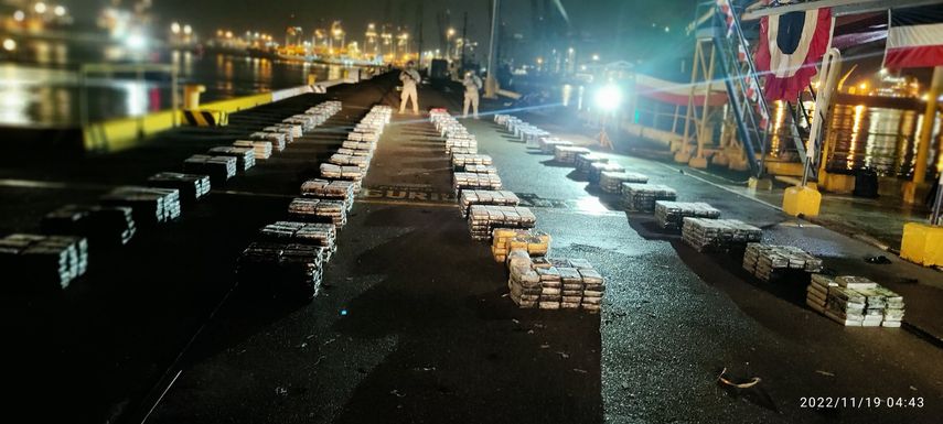 El decomiso y la aprehensión se llevó a cabo mediante la Operación Istmo.