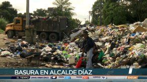 Denuncian acumulación de basura en Alcalde Díaz