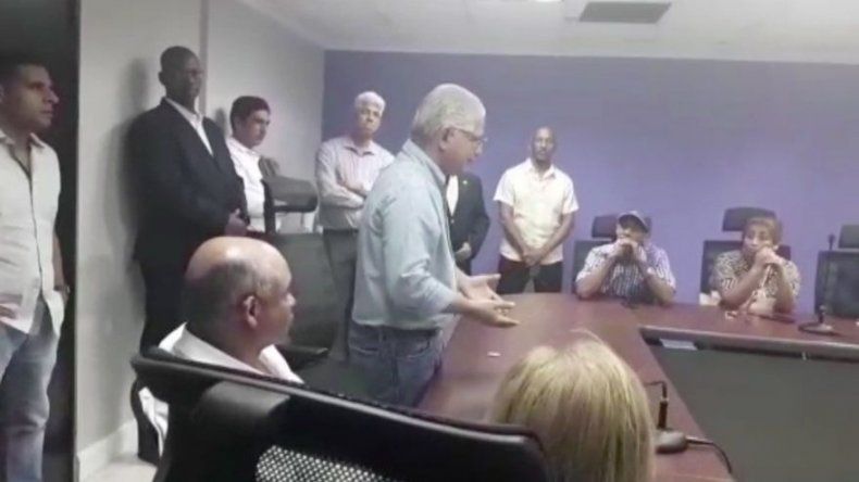 Blandón reacciona a vídeo grabado en reunión con funcionarios, dice que fue “franco y directo”