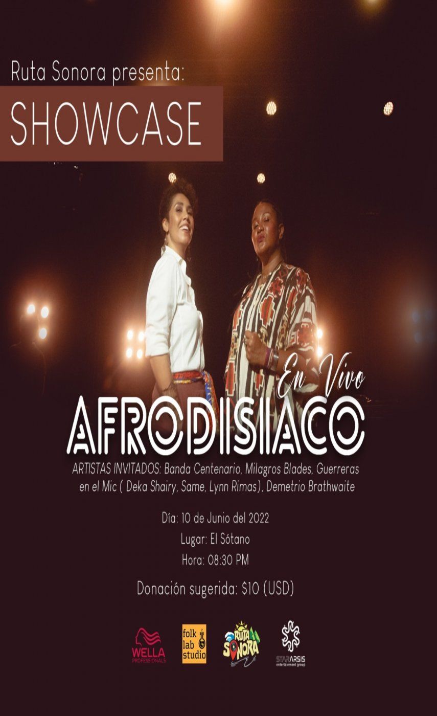 Afrodisíaco brindará un showcase el 10 de junio en Panamá