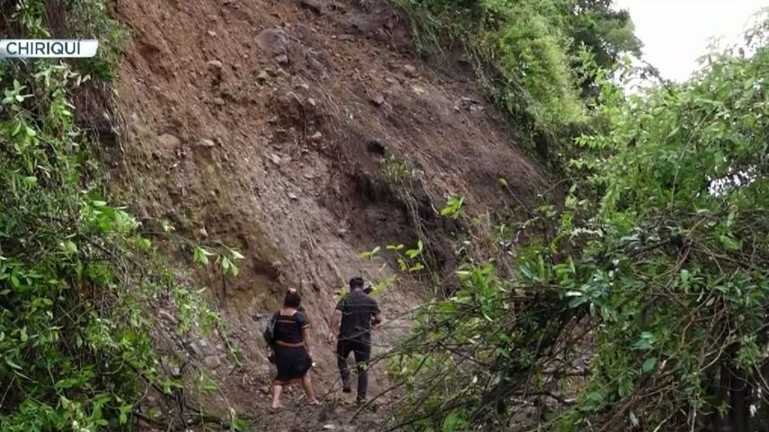 Fuertes lluvias en Chiriquí y Veraguas.