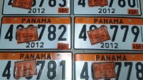 Más 30 mil personas sin retirar placas vehiculares