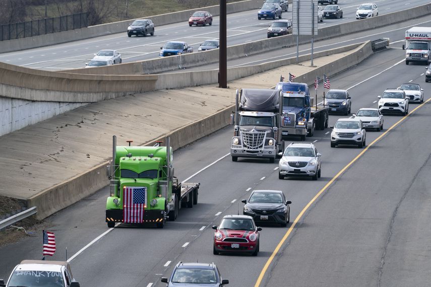 El Departamento de Policía Metropolitana de Washington D.C. cerró varias calles y salidas de las autopistas para evitar que los manifestantes ingresaran a la ciudad.&nbsp;