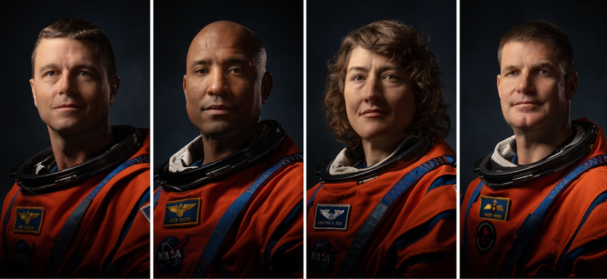 4 astronautas irán a la Luna&nbsp;