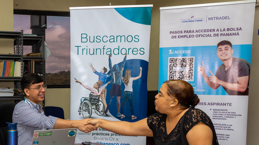 MITRADEL impulsa proyectos viales durante reclutamientos focalizados en Bocas del Toro.