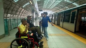 Personal del SENADIS verifica accesibilidad en el Metro de Panamá
