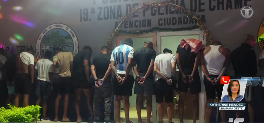 Aprehenden a 36 personas en casa de hospedaje en Gorgona