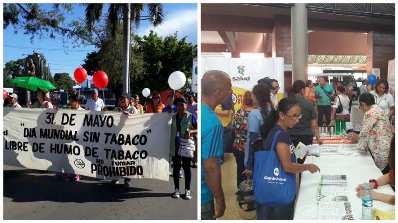 Caminatas y charlas de prevención este miércoles por el Día Mundial Sin Tabaco