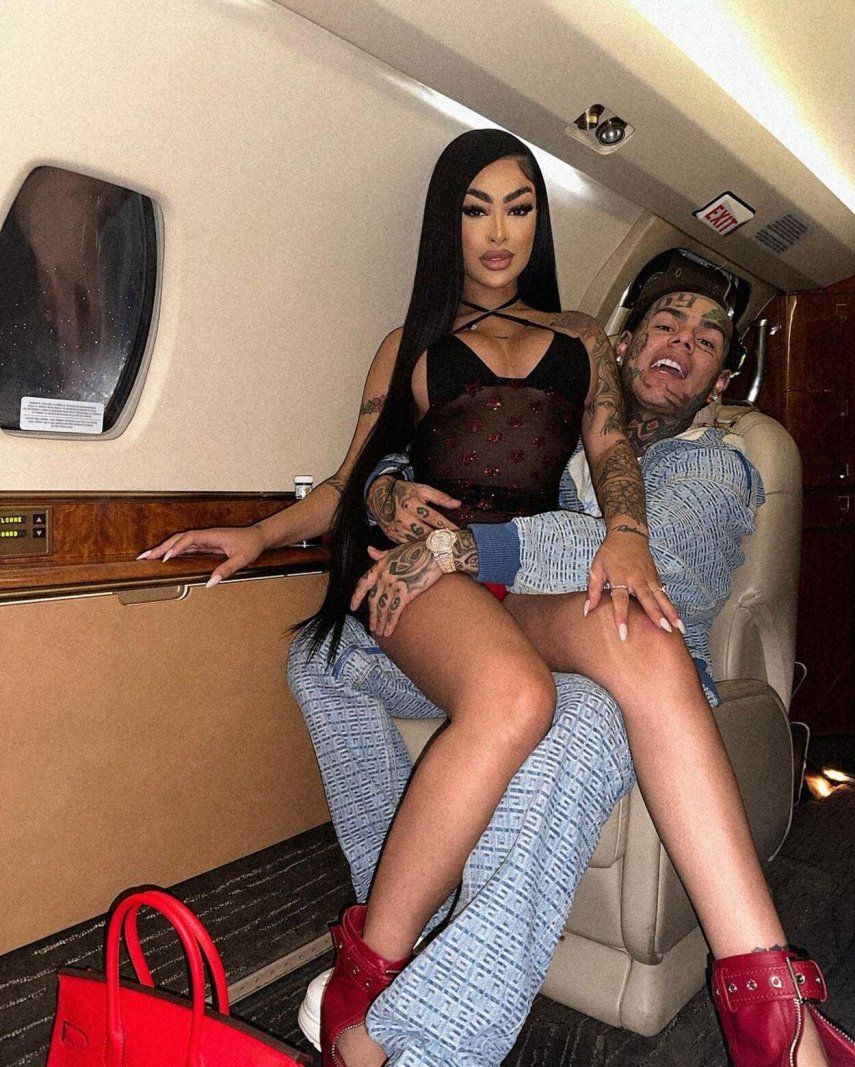 Yailin muestra como consiente a Tekashi 6ix9ine