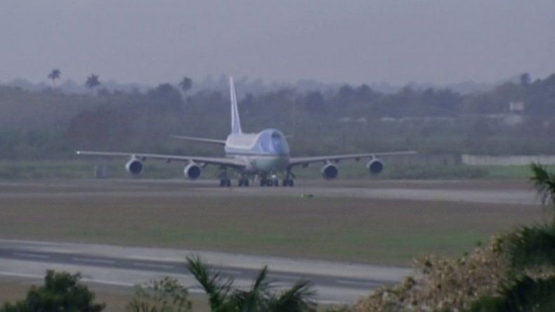 Llega a Cuba el presidente de Estados Unidos, Barack Obama