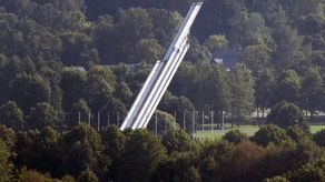 El monumento fue construido en 1985 cuando Letonia era aún parte de la Unión Soviética.