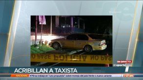 Conductor de un taxi es acribillado