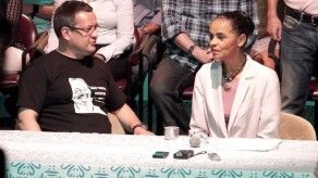 Marina Silva apoya a Aecio Neves