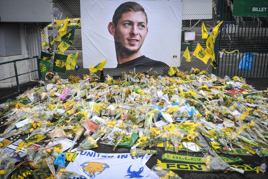 El futbolista argentino Emiliano Sala falleció en un accidente aéreo en 2019.