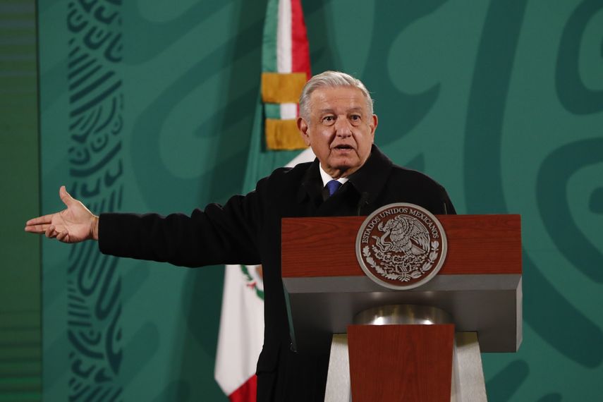 El presidente mexicano Andrés Manuel López Obrador.