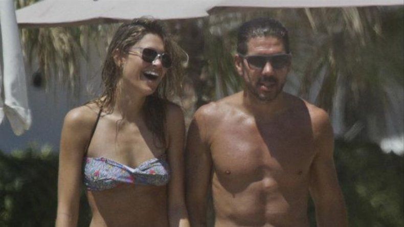 Diego Simeone y Carla Pereyra ya están casados por lo civil