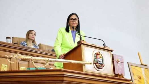 Delcy Rodríguez, presidenta encargada de Venezuela. Delcy Rodríguez, presidenta encargada de Venezuela.