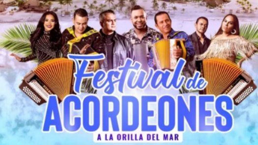 Festival de Acordeones a orillas del mar en Panamá, en mayo