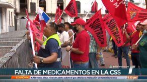 Gremios sindicales realizaron una marcha hacia la Presidencia