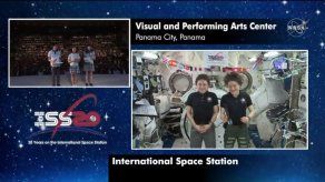 Astronautas de la ISS conversaron con estudiantes de International School of Panama
