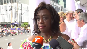 Ministra de Educación, Lucy Molinar, habla sobre la reprogramación de desfiles patrios.