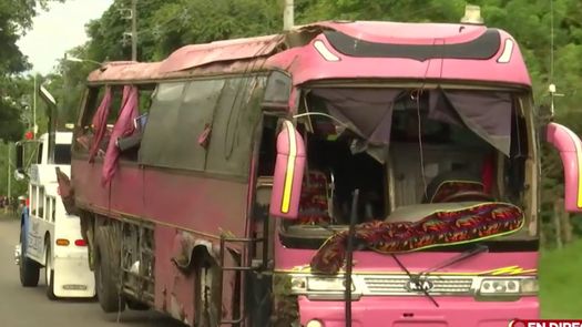 Accidente de autobús en Chepo deja cuatro muertos.
