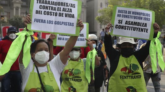 Protestas en Perú.