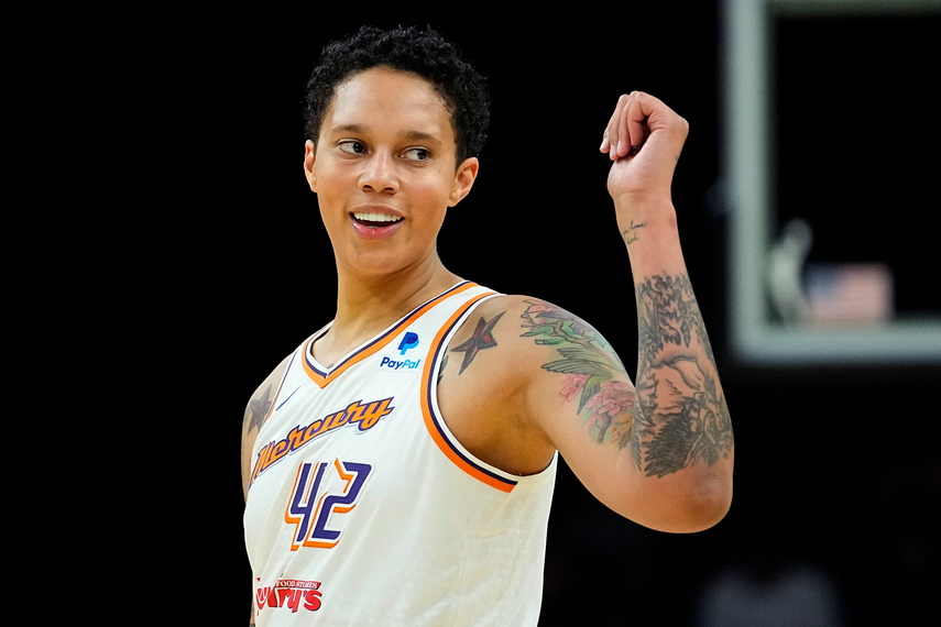 Brittney Griner: Un día de alegría dijo tras volver a la cancha.