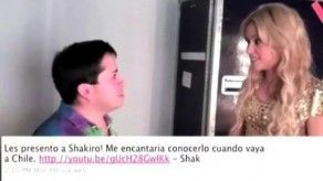 Shakira sube a Internet el vídeo de su encuentro con el Shakiro chileno