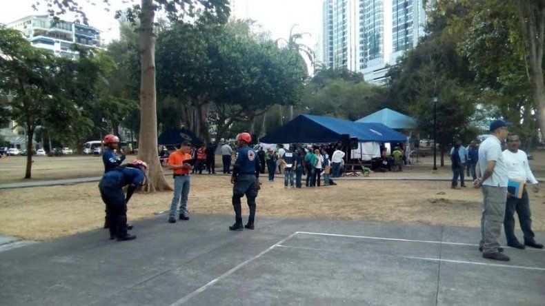 FTC realiza simulacro de evacuación y respuesta a sismos