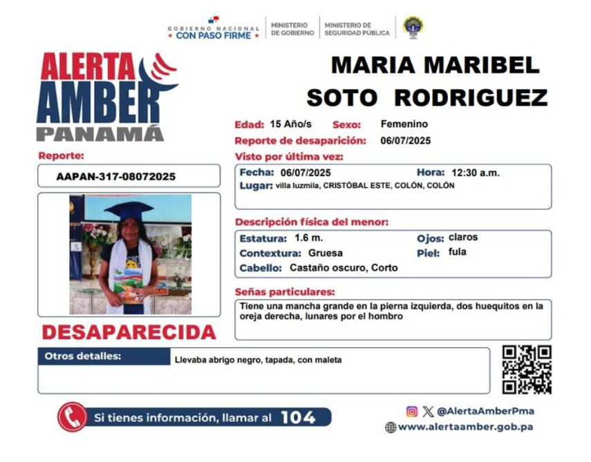 Activan Alerta Amber por desaparición de adolescente&nbsp;
