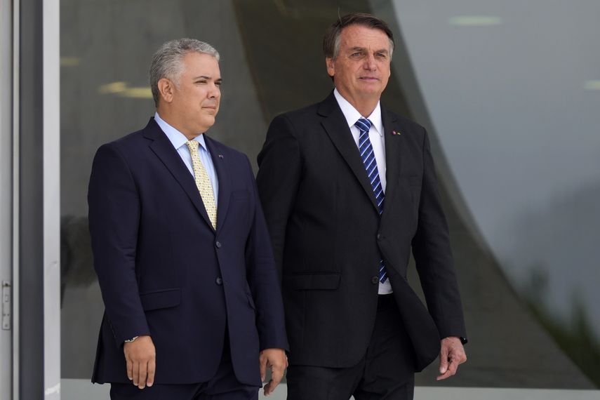 Iván Duque y Jair Bolsonaro