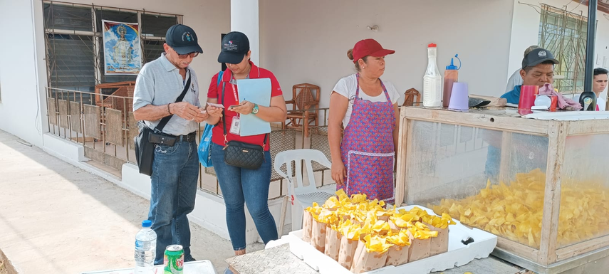 Minsa verifica locales de comida en Guararé.