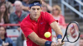 Del Potro se sobrepone a aces de Isner y avanza en Montreal