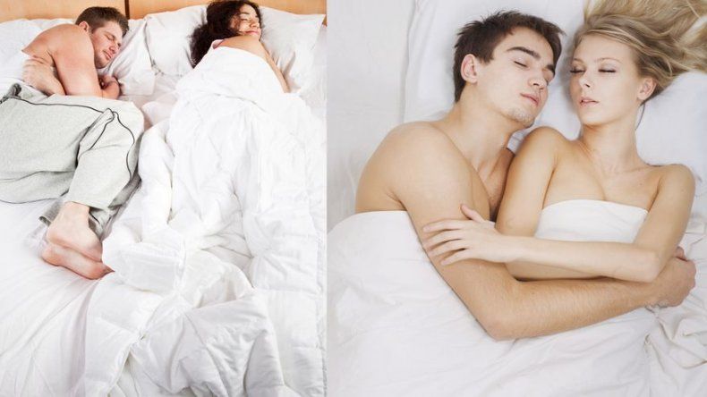 La posición al dormir con tu pareja revela el estado de la relación
