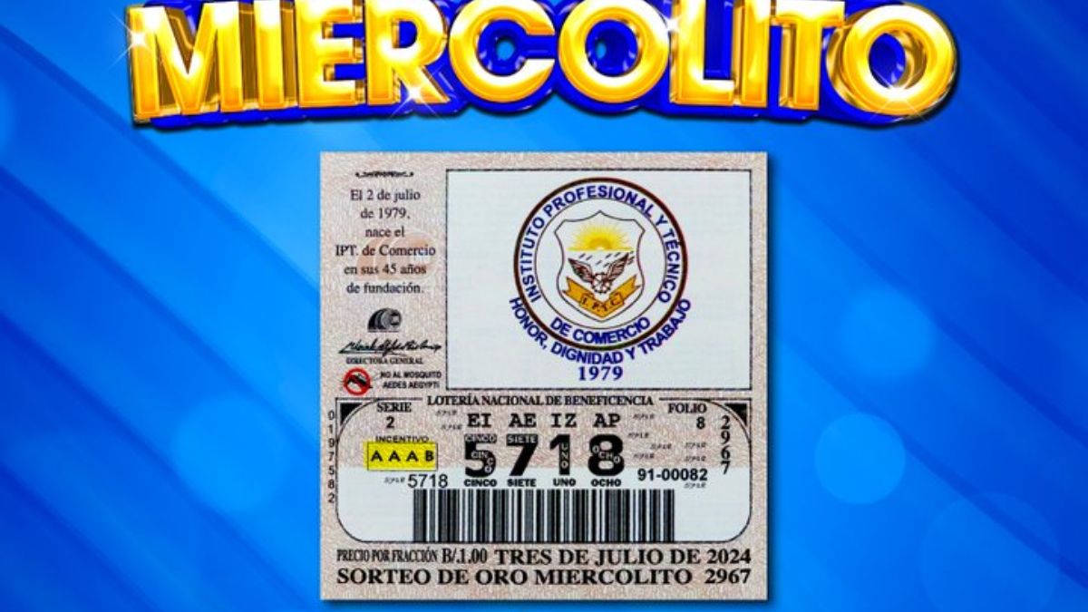 Resultados Lotería Nacional de Panamá EN VIVO: Sorteo del 03 de julio de 2024