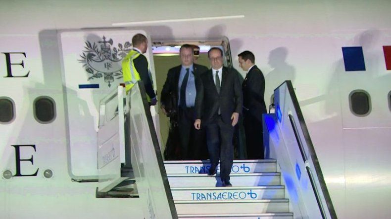Hollande llega a Colombia para reafirmar su apoyo a la paz
