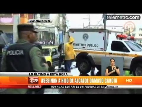 Asesinan de varios disparos a hijo del Alcalde de Colón
