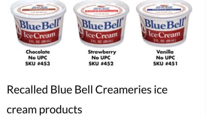 Ante alerta, prohíben comercialización en Panamá de helados Blue Bell