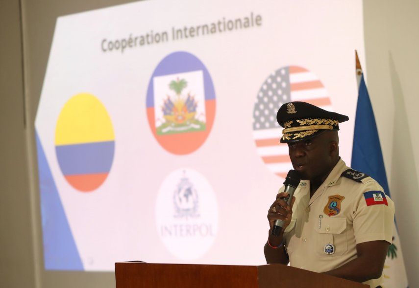 El director general de la Policía de Haití
