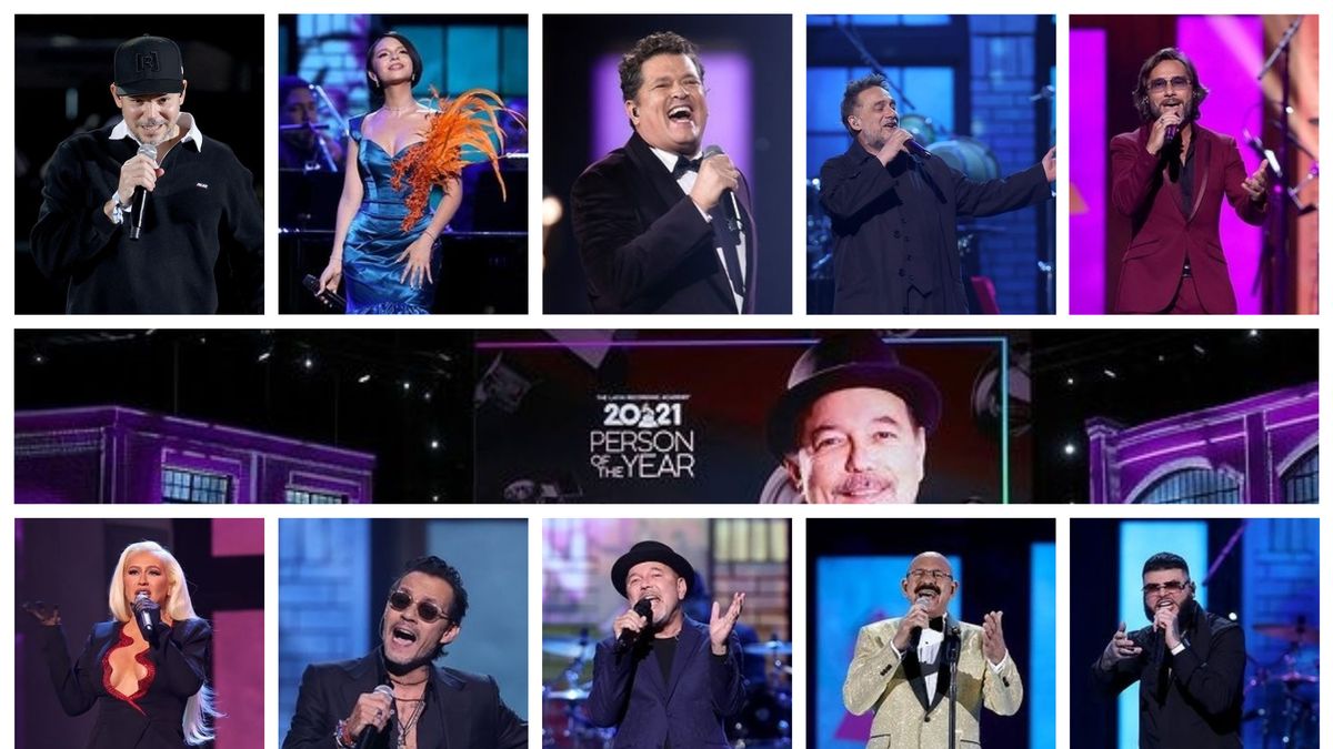 Estrellas homenajearon a Rubén Blades, Persona del Año de los Grammy Latino