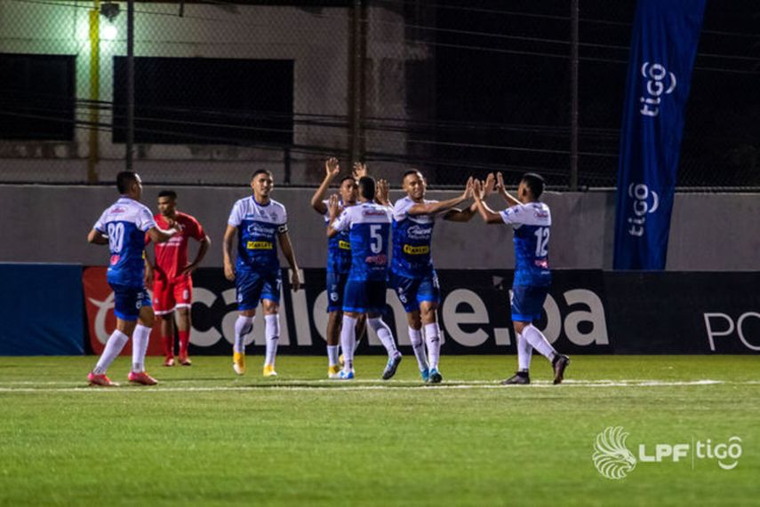 El Tauro celebrando uno de los goles en la victoria ante el San Francisco FC (1-3) por la J6 del Torneo Clausura 2021 LPF Tigo