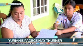 La pequeña Yurianis padece el síndrome de May Turner que le impide tener una vida normal