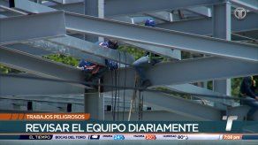 Especialistas explican medidas de seguridad que se requieren en los trabajos de altura