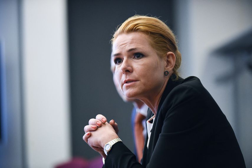 La exministra danesa de Inmigración Inger Støjberg.