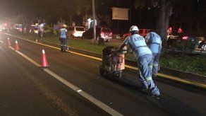 ATTT realizará trabajos de señalización en avenidas de la capital durante la noche ATTT realizará trabajos de señalización en avenidas de la capital durante la noche