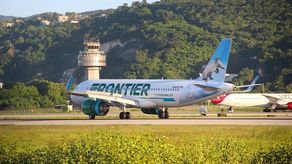 Avión de Frontier Airlines.