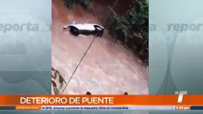 Denuncian mal estado de puente en Las Mañanitas